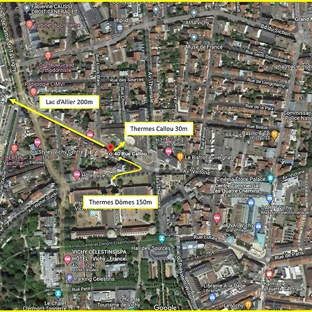 Bains Callou Situee Face Aux Thermes Vichy
