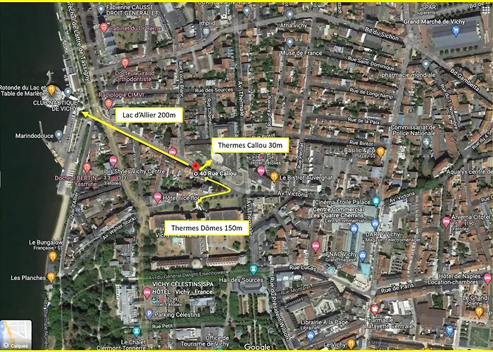 Bains Callou Situee Face Aux Thermes Vichy